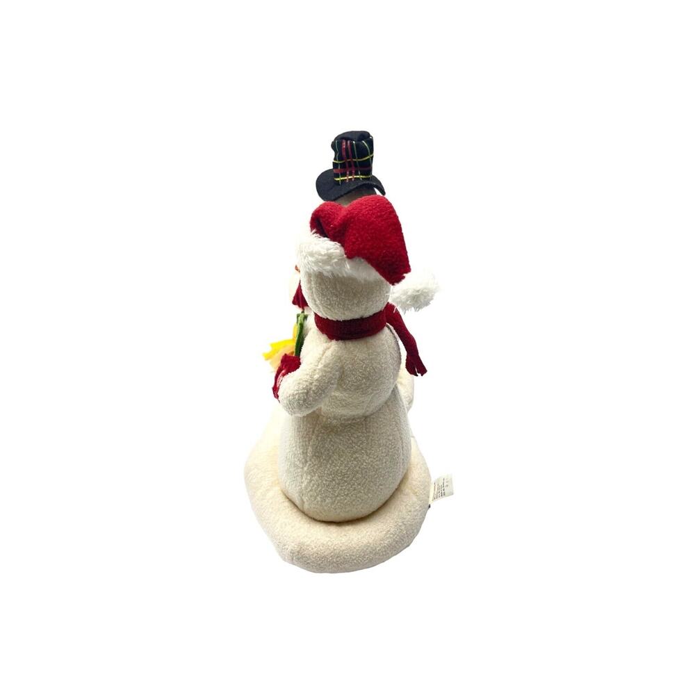 Hallmark Snowman Jingle Pals Mr/Mrs Snowman Animated Singing Plush 2003 - Picture 2 of 7